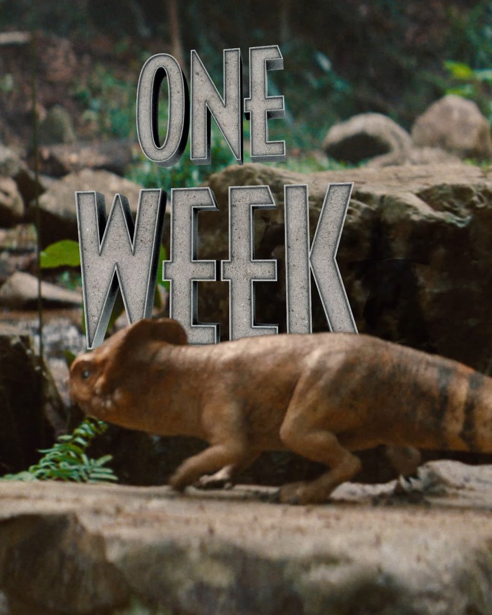 You ready? Jurassic World Rebirth hits theaters in ONE WEEK. Get your tickets now!