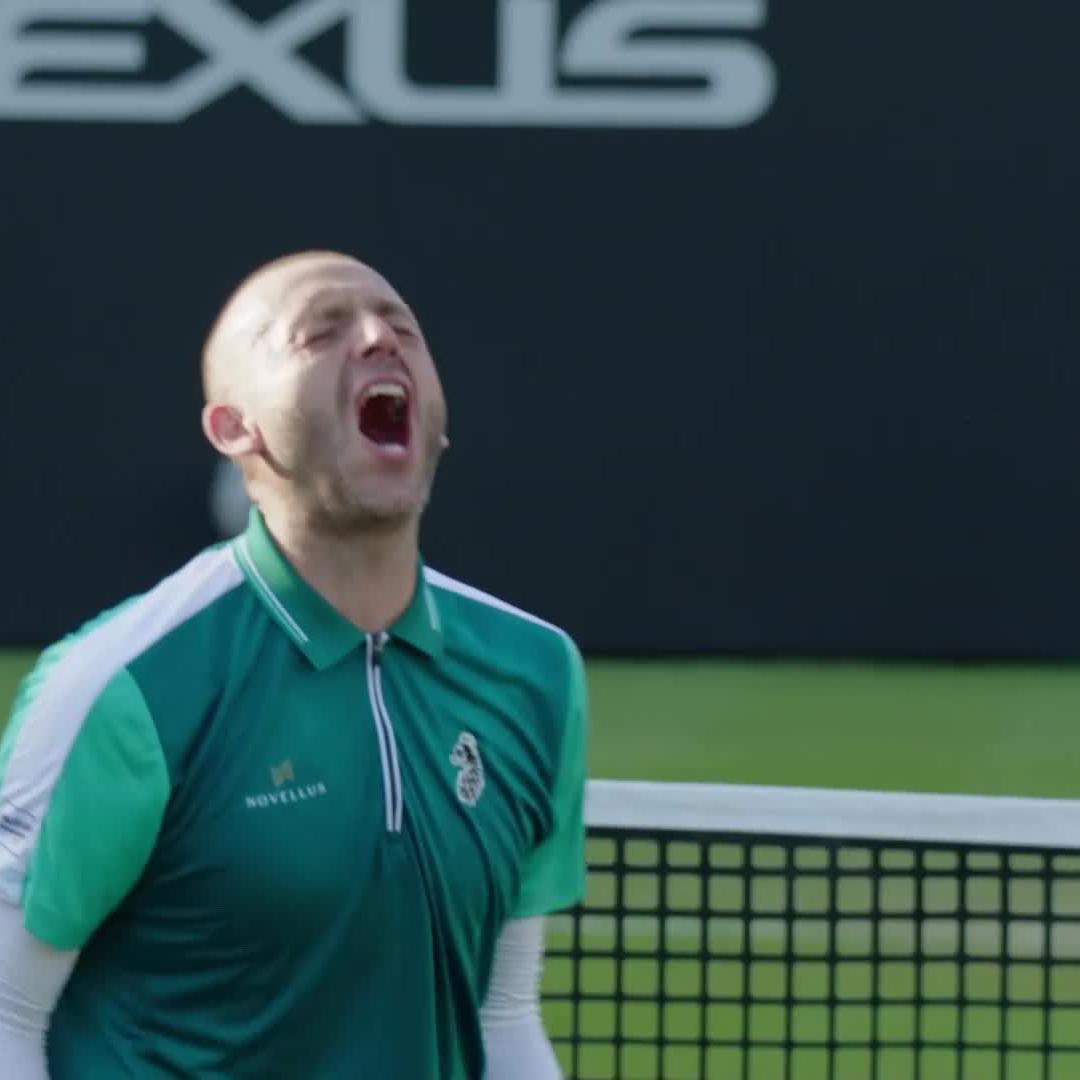 Evans on the charge! 🔥 Dan Evans takes out World No. 13 Tommy Paul 6-4 3-6 6-3 to reach the last 8 in Eastbourne #LexusEastbourneOpen