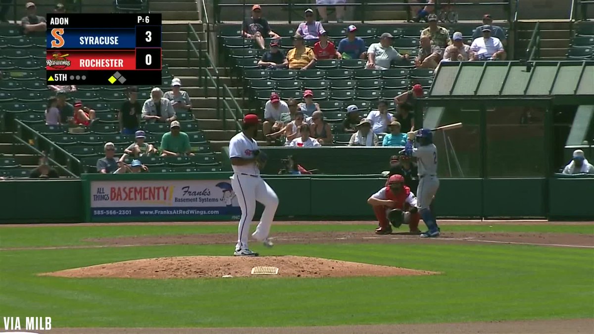 Luisangel Acuña with an RBI double! He now has two doubles on the day