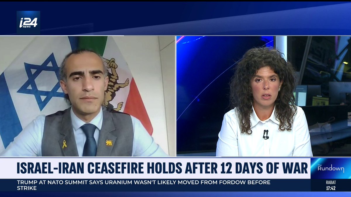 'This is a time to change the regime,' Niyak Ghorbani (نیاک) says in the wake of the 12-day Israel-Iran war, calling for the son of the deposed shah to return to power
