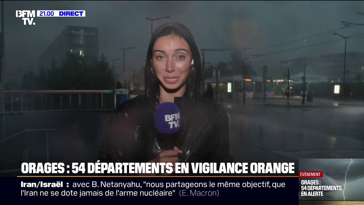 Orages: les fortes pluies ont commencé à Paris, d'importantes rafales de vent attendues