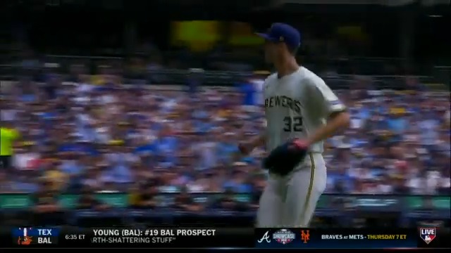 Make that EIGHT strikeouts for Jacob Misiorowski through five scoreless innings! #ThisIsMyCrew