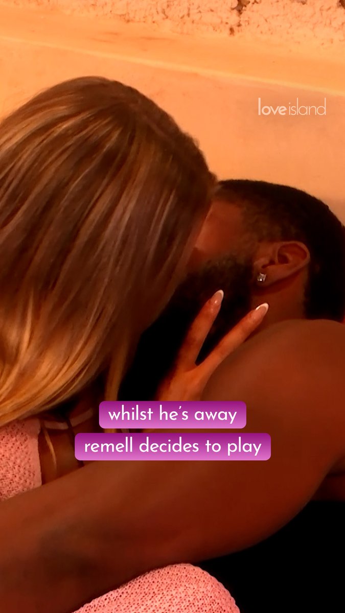 It’s out of sight, out of mind for Remell 🫣 #LoveIsland