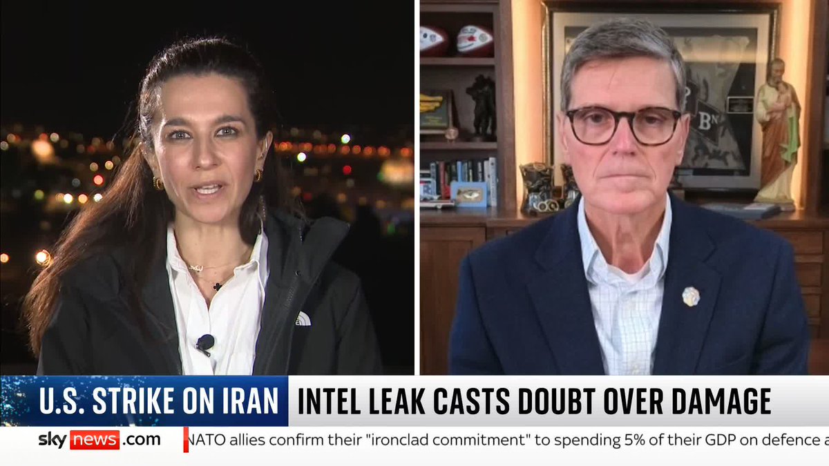 "Are Massive Ordnance Penetrators able to do the damage we are talking about?" - Yalda Hakim General Joseph Votel says the US began designing them in the late 2010s 'after we learned what Iran was doing and they have been rigorously tested'.