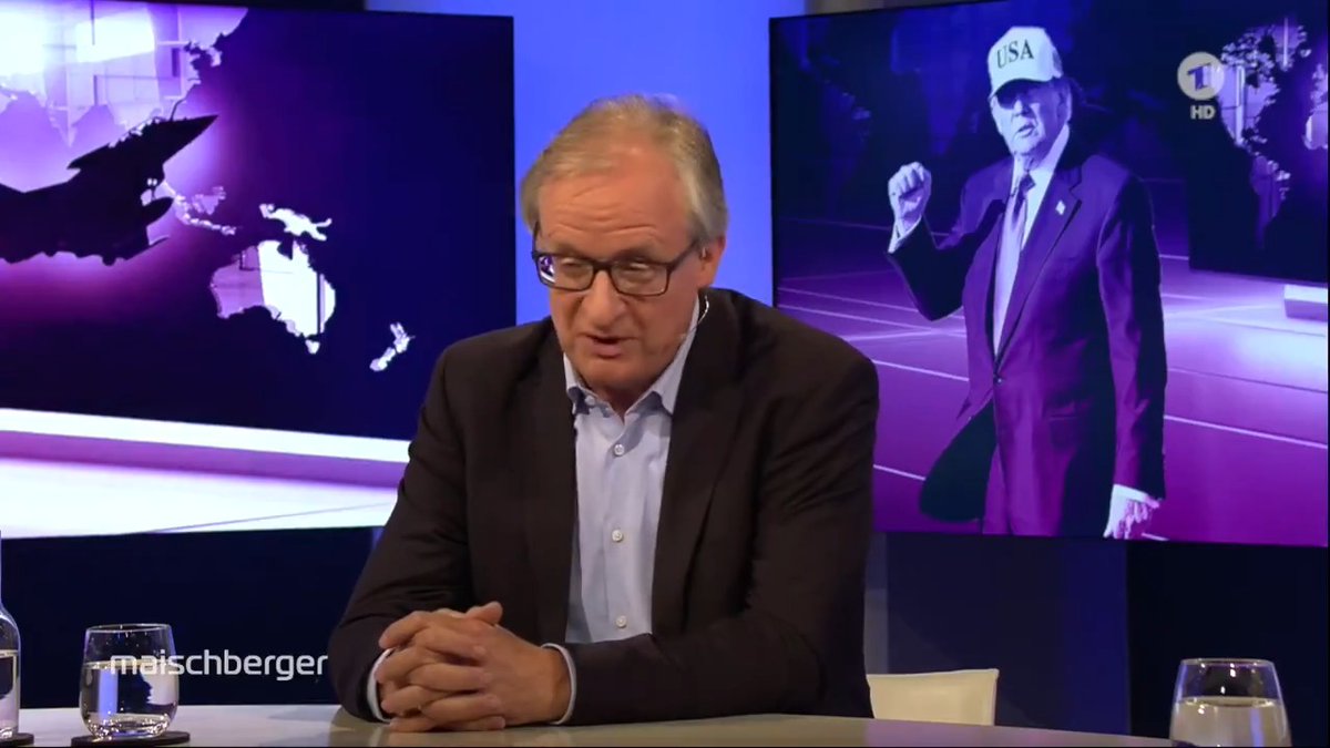 „Sinnvoller wurde, glaube ich, nie Unterwerfung praktiziert, denn der #Trump, den man heute erleben konnte, war einer, den man haben wollte: Einer, der der NATO die Treue gehalten hat“, sagt Albrecht von #Lucke über den Umgang mit Donald Trump beim #NATO-Gipfel. #maischberger