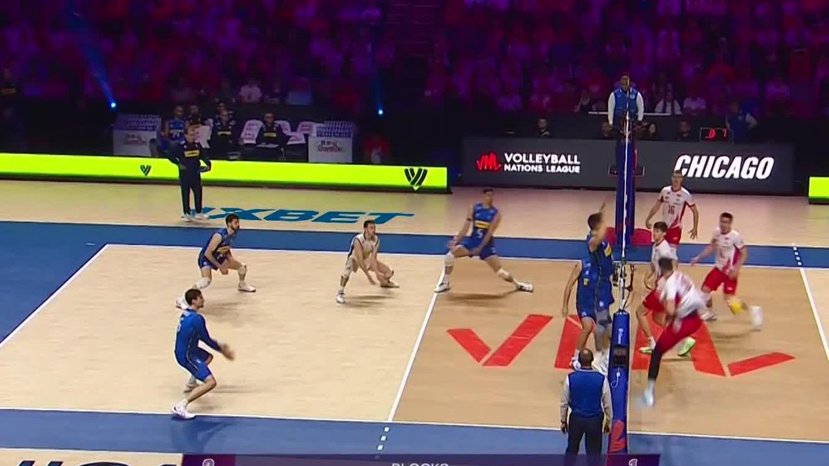 #VNL2025: ITALY ENDS POLAND’S UNBEATEN RUN! 🇮🇹🔥 Italy 🇮🇹 3–2 🇵🇱 Poland Alessandro Michieletto led the charge with 18 points, and five Italian players scored in double figures! 🚀 📺 Watch #VNL on VBTV: 🏐 #BePartOfTheGame #volleyball