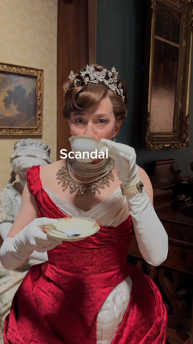 The tea is served. #TheGildedAge