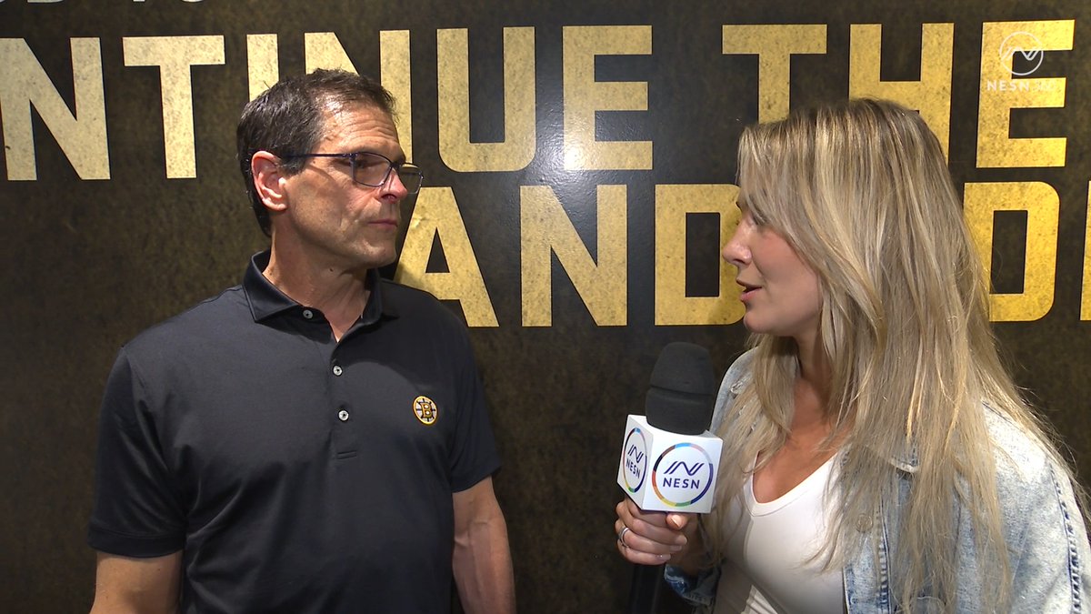 "It's not a sprint. We want the longevity, and the biggest impact we can find." Don Sweeney previews the team's strategy ahead of the draft Friday 👀 Sophia Jurksztowicz | #NHLBruins