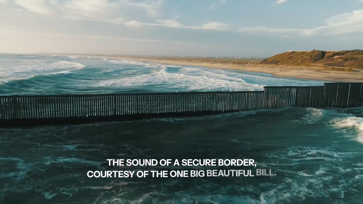 Safe towns. Strong borders. Proud country. Under President Trump, our communities are protected again. The One Big Beautiful Bill delivers real border security—millions deported, thousands of new agents, and the wall completed. PASS THE BILL. Keep Our Communities Safe. 🇺🇸