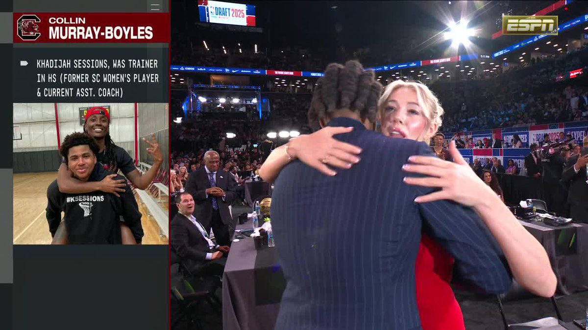 Love and basketball 🏀 Chloe Kitts was there to watch her boyfriend Collin Murray-Boyles' NBA dream come true ❤️