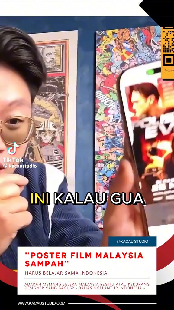 Sebab ni ke filem Malaysia susah bertahan dekat luar negara? Teruk jugak brader ni hentam poster wayang kita 😅