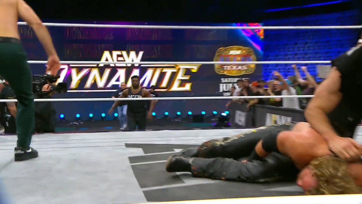 Help has arrived in The Opps and Will Ospreay! Watch #AEWDynamite LIVE on TBS &amp; MAX