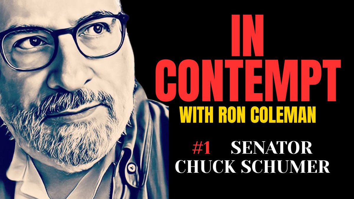 IN CONTEMPT👹: And who better to begin my new series of mean videos with than the contemptible Chuck Schumer?