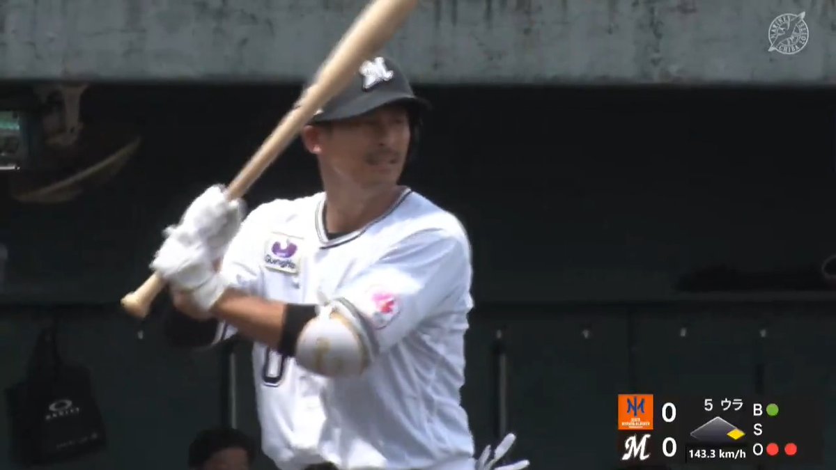 ⚾️#イースタン・リーグ ロッテ #荻野貴司 選手 今季第1⃣号のツーランホームラン🤩 笑顔がこぼれる😄 🆚 #ロッテ vs #オイシックス #プロ野球 #ファーム #chibalotte