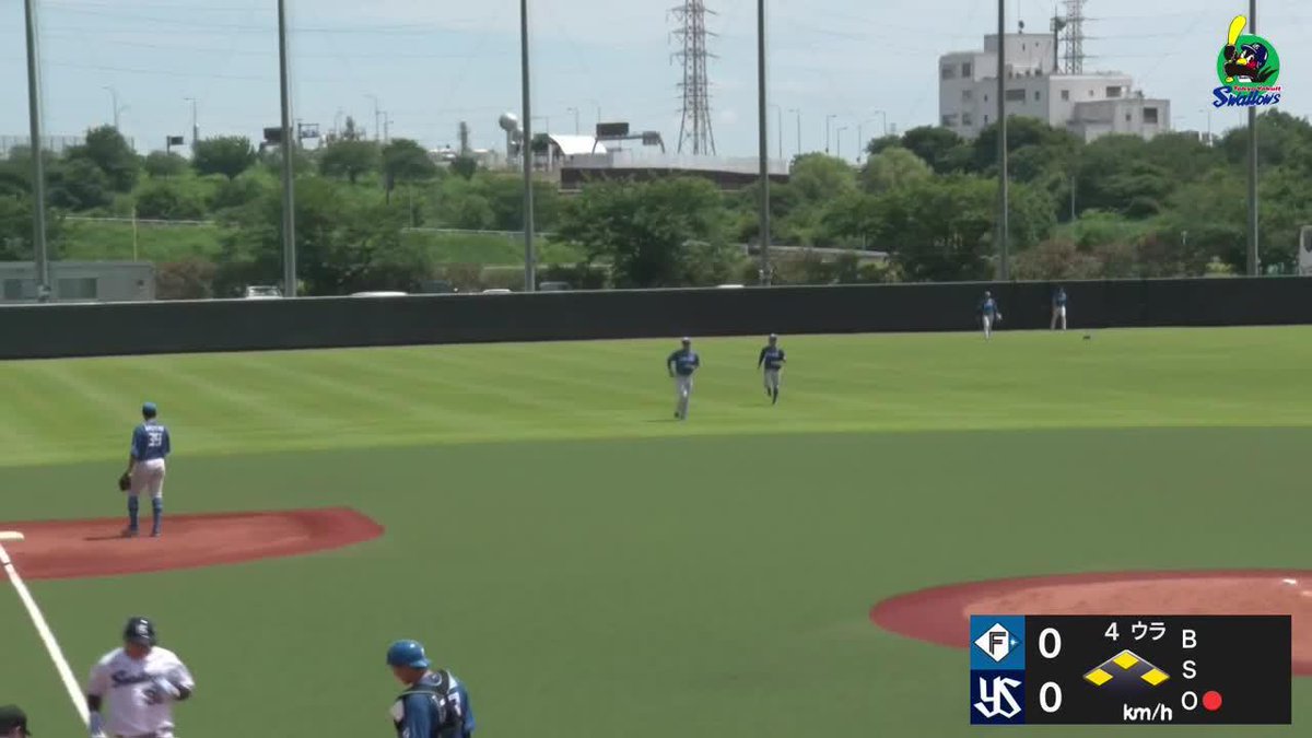 流石のバッティング👏 武岡龍世が先制タイムリー ⚾プロ野球ファーム(2025/6/26) 🆚ヤクルト×日本ハム 📱Live on DAZN #オレをみろ #イージースポーツ #swallows