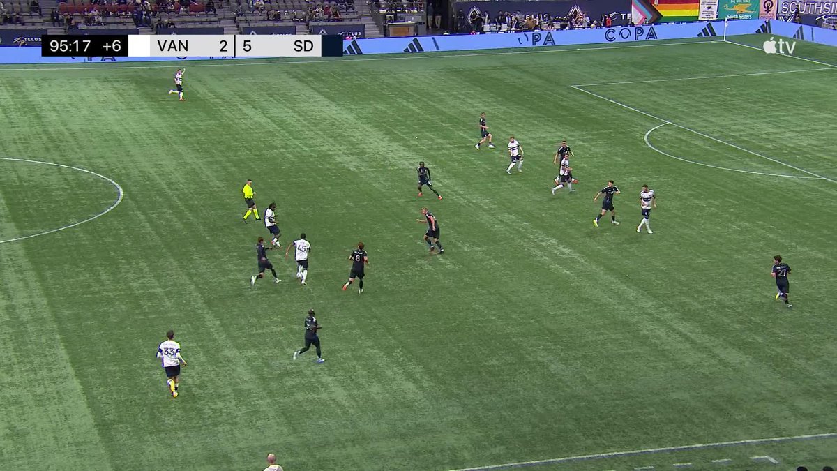Antoine Coupland scores on his MLS debut. 👏
