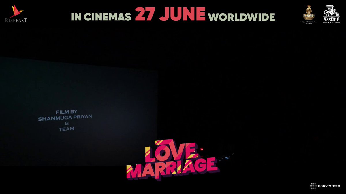#lovermarriage - movie got its first premiere at Broadway Cinemas Coimbatore . Audience received it very well !