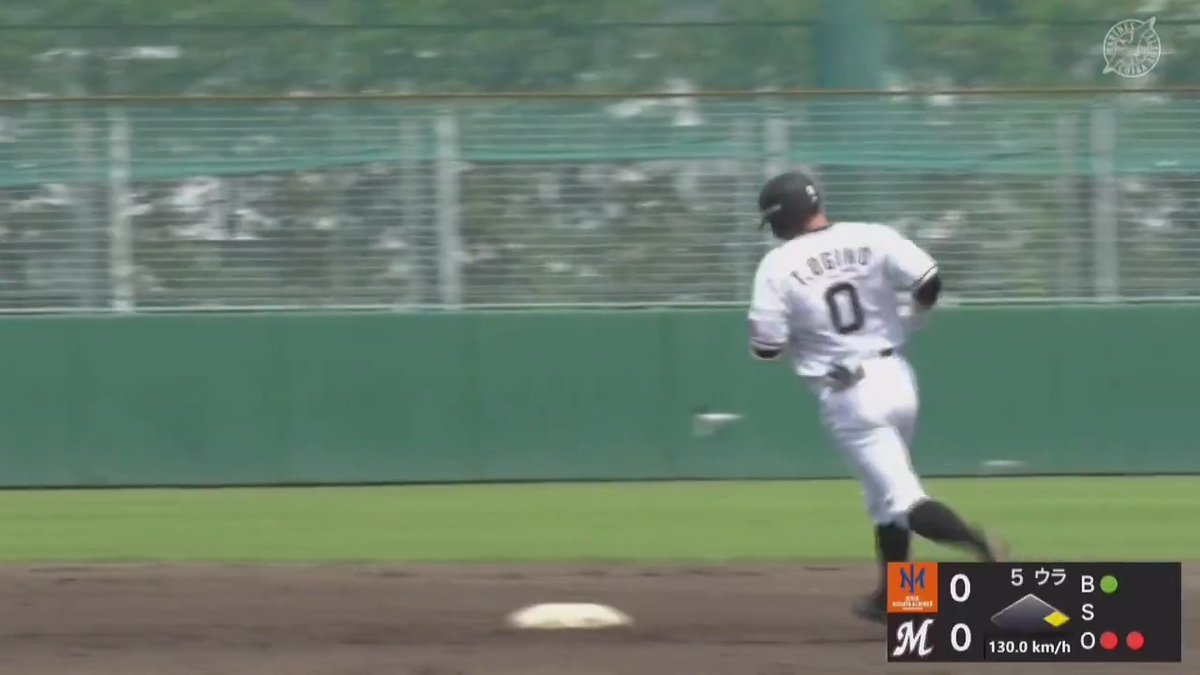 【ファーム】 千葉ロッテ #荻野貴司 選手が実戦復帰後初となる2ランホームランを放つ‼️🌈 #chibalotte 👇ライブ配信はこちら