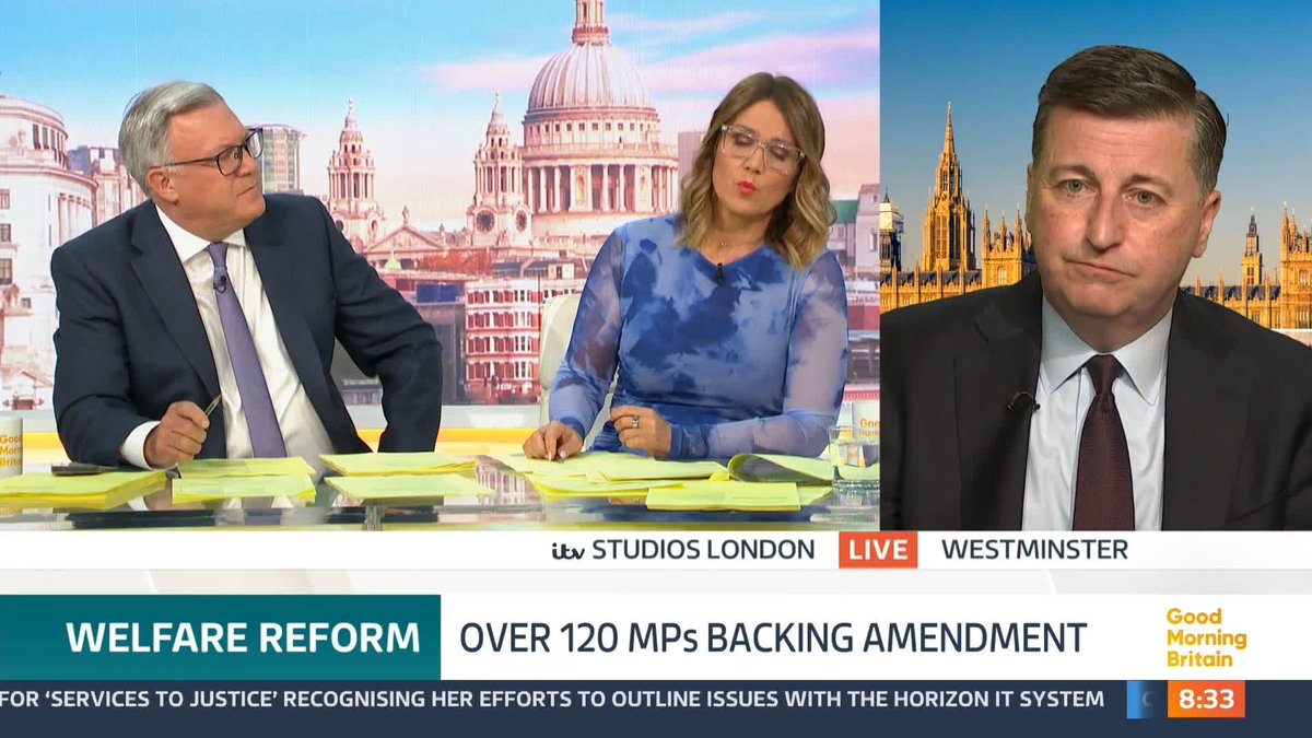 'Why would you introduce a measure which is going to put people into poverty?' Susanna Reid asks Trade Minister Douglas Alexander as Sir Keir Starmer prepares to water down his welfare reforms.