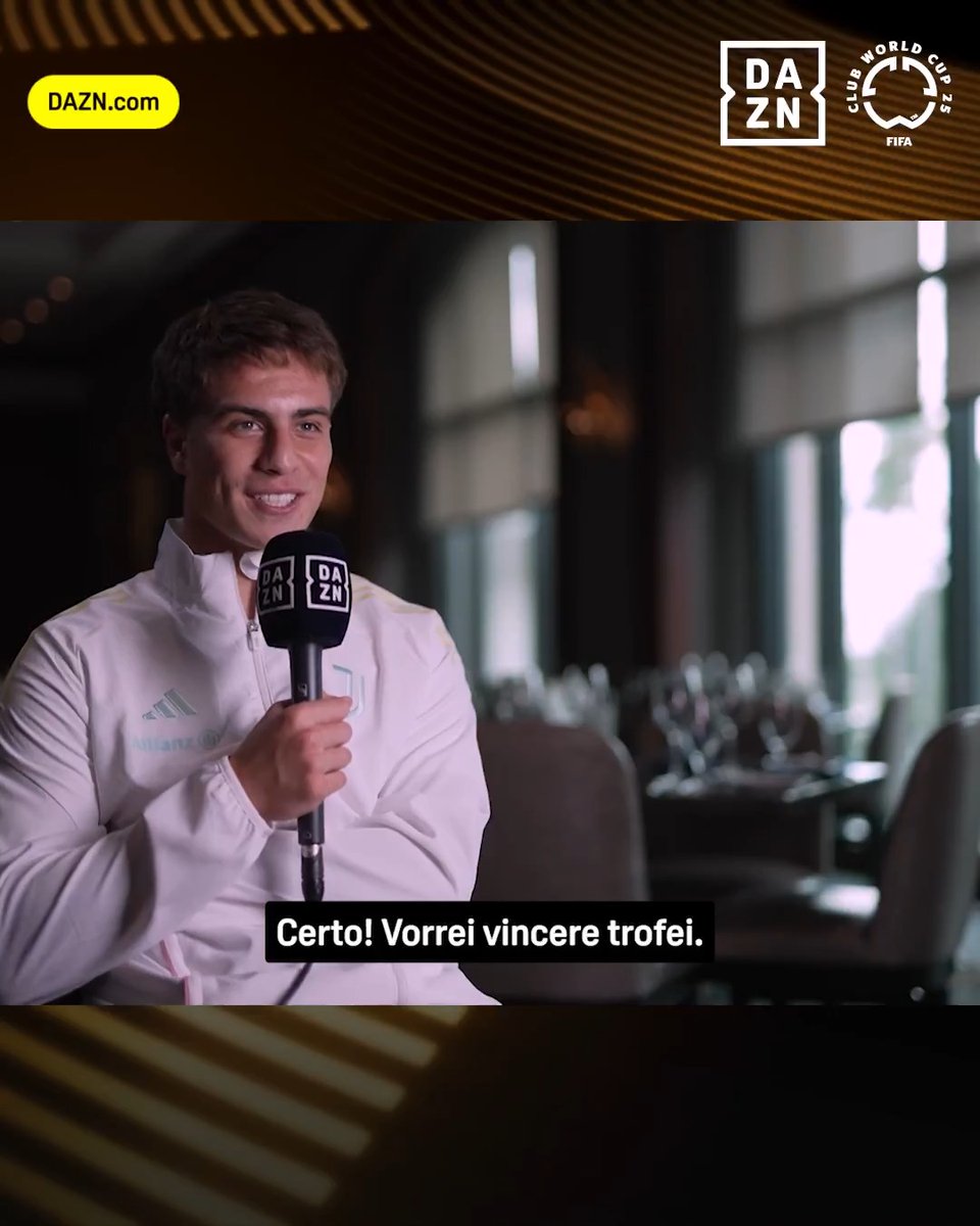 Il 𝒑𝒆𝒔𝒐 della 🔟, la 𝐟𝐢𝐝𝐮𝐜𝐢𝐚 di Tudor e la voglia di 𝐯𝐢𝐭𝐭𝐨𝐫𝐢𝐞 con la maglia della Juve 🏆 Yildiz si racconta a #DAZN ⚪⚫ 🎤 Tommaso Turci #Yildiz #Juventus #FIFACWC