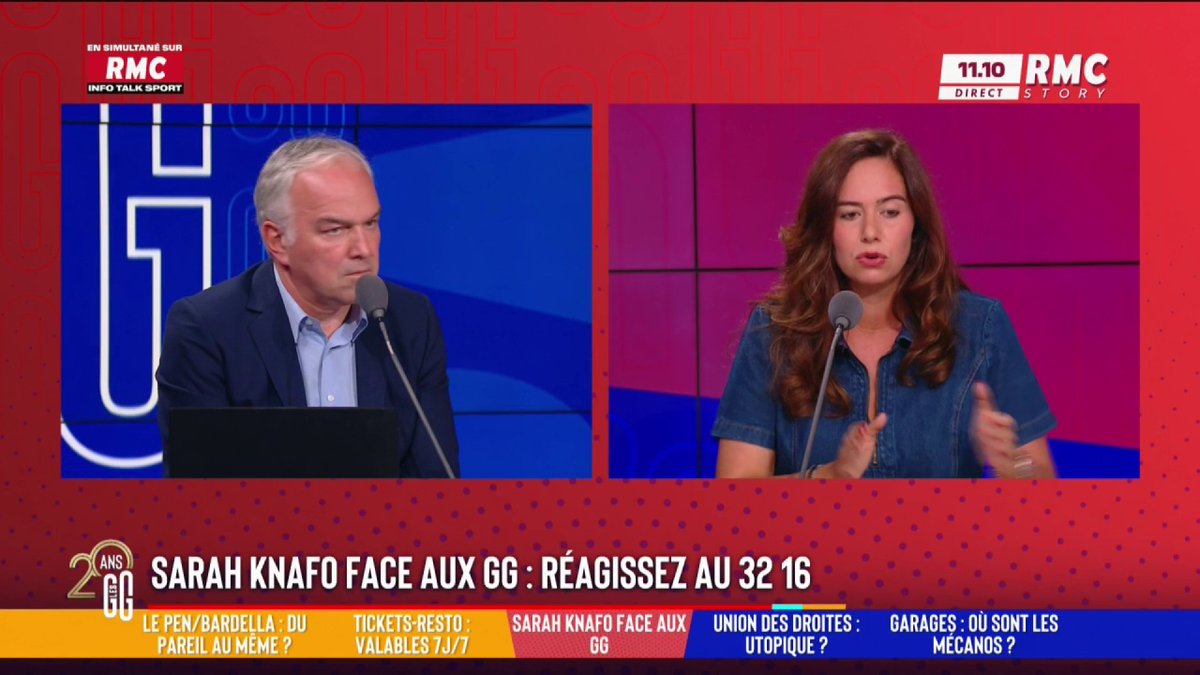 🚨Sarah Knafo face aux GG ! 🗣️ : "Aujourd'hui, un OQTF a le droit de se marier, d'aller à l'université et d'acheter une maison. Un clandestin est un hors-la-loi. Dans les autres pays, les OQTF se cachent." #GGRMC