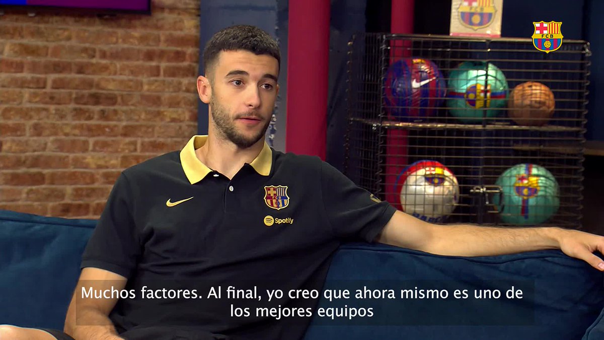 𝐋𝐚 𝐩𝐫𝐢𝐦𝐞𝐫𝐚 𝐞𝐧𝐭𝐫𝐞𝐯𝐢𝐬𝐭𝐚 𝐝𝐞 𝐉𝐨𝐚𝐧 𝐆𝐚𝐫𝐜𝐢𝐚 🔵🔴 Disponible entera en exclusiva en Barça One 🎤
