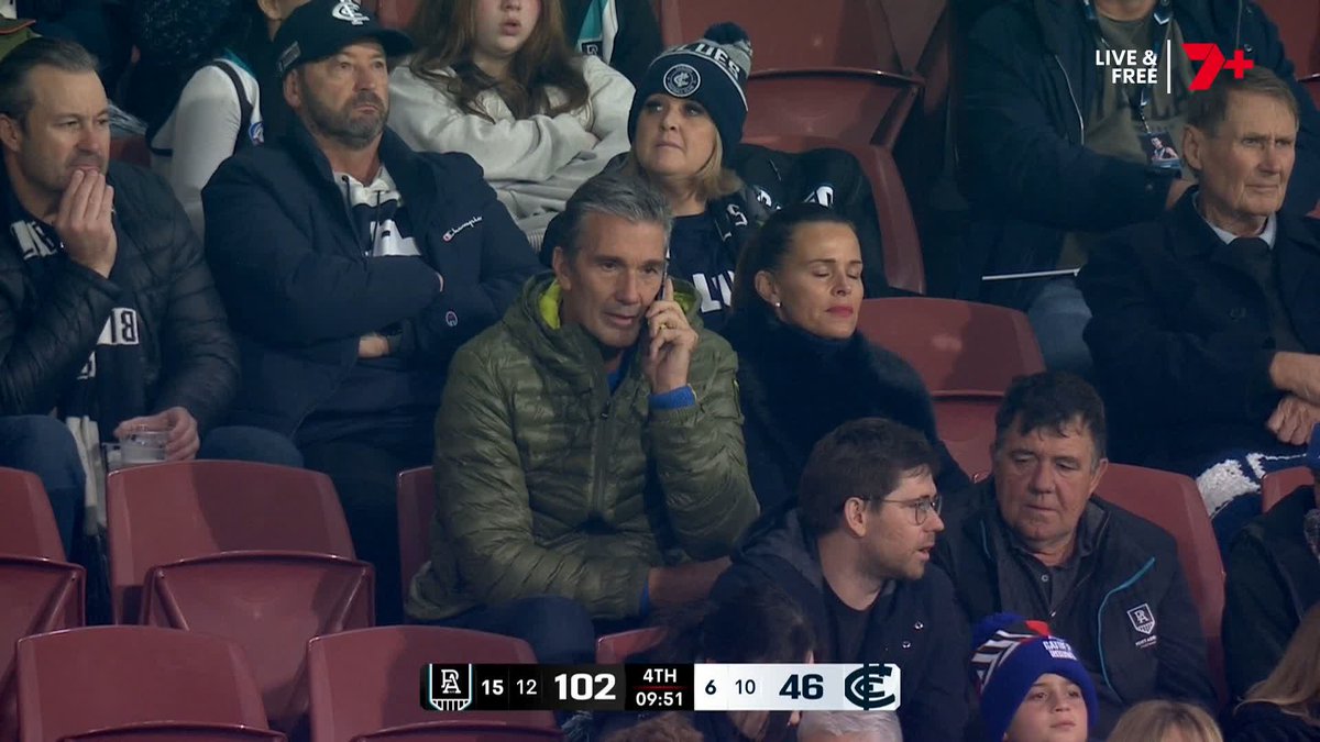 Stephen Silvagni never clocks off. Mitch Cleary | #AFLPowerBlues