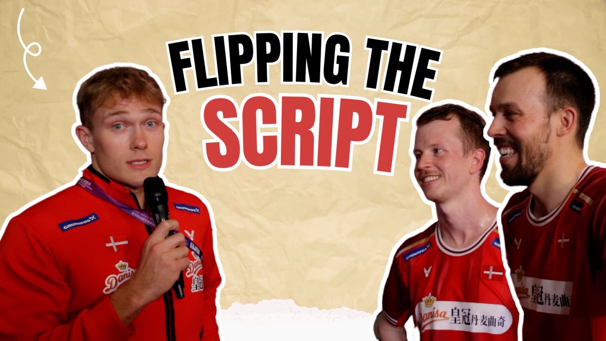 When #badminton players become the interviewers. 😏🎤🏸 The reactions? Priceless. Make sure to watch until the end. 😂