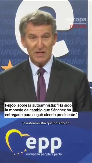 Feijóo ve "ilegal" la ley de amnistía "diga lo que diga" el Tribunal Constitucional: fue "moneda de cambio" para ser Sánchez presidente, es "una vergüenza para cualquier demócrata", es "corrupción política" y es "inmoral"