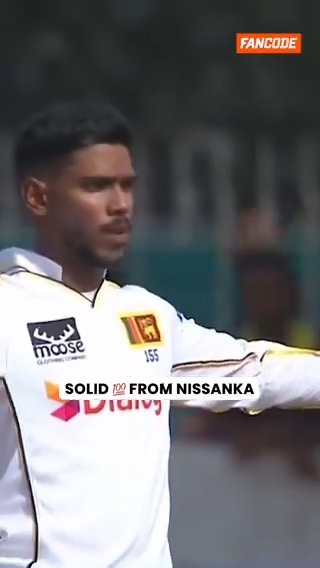 BACK TO BACK TEST HUNDREDS FOR PATHUM NISSANKA. 🔥