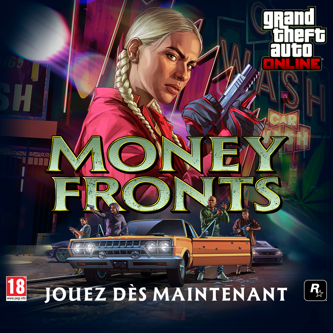 Utilisez des entreprises locales emblématiques pour faire passer de l'argent sale à travers votre réseau criminel dans Argent sale et affaires propres, la nouvelle mise à jour de GTA Online. Jouez dès maintenant.