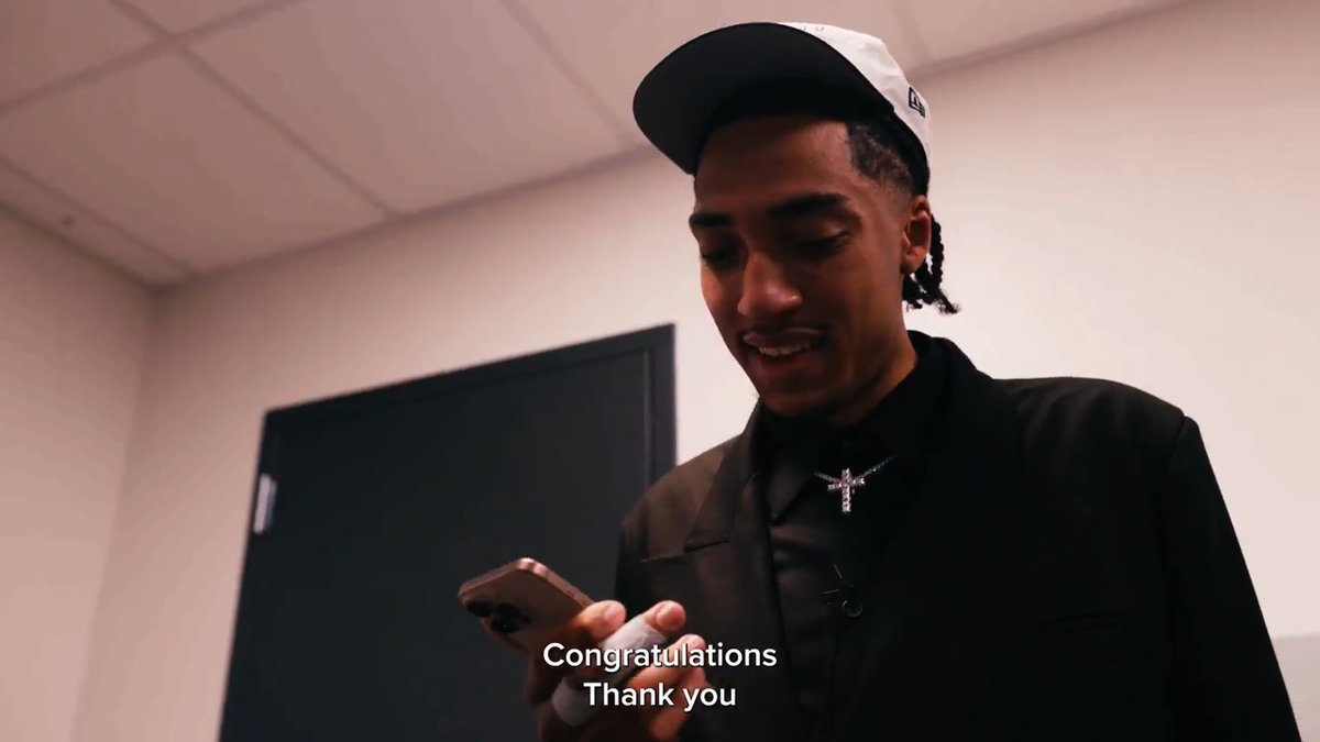 When your dreams become reality ๐ Noa Essengue's first moments as a Chicago Bull: