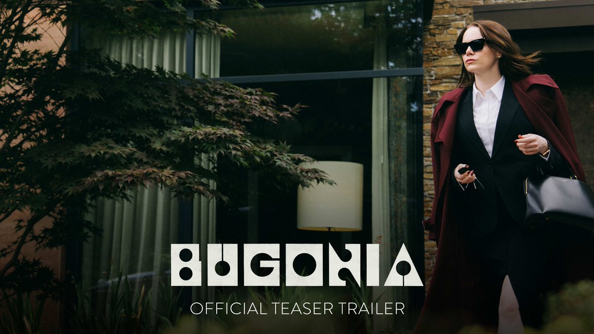 First trailer for Yorgos Lanthimos’ ‘BUGONIA’, starring Emma Stone and Jesse Plemons The film follows 2 conspiracy-obsessed men who kidnap a major CEO, convinced that she is an alien intent on destroying Earth. In theaters on October 31.