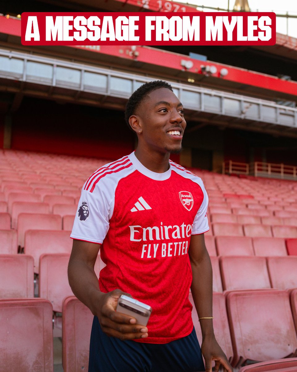 Our Myles has a message for you, Gooners 🗣️