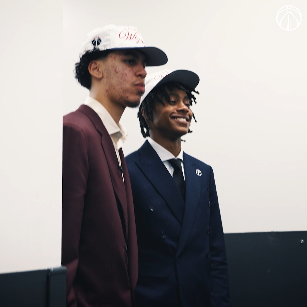 Will 🤝 Tre Our rooks met up before the end of round one of the #NBADraft 🧙♂️
