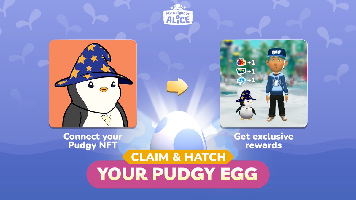 Got a Pudgy or Lil Pudgy, Neighbors? 🐧 It's time to claim it! For all Pudgy holders, we've created this step-by-step guide of how to get it into the game and hatch it. 🌸 See you in-game! 👉 Play now: