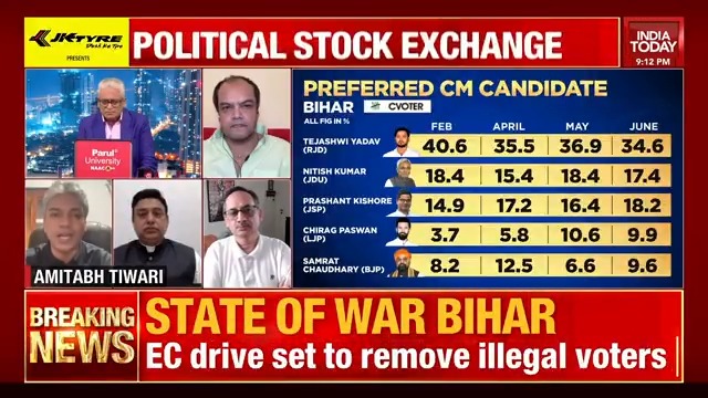 #PoliticalStockExchange | Psephologist Yashwant Deshmukh 🇮🇳 says Bihar is an arithmetic game at the end of the day. Political strategist Amitabh Tiwari say this is going to be a highly localised election compared to Lok Sabha election. #NewsToday | @SardesaiRajdeep