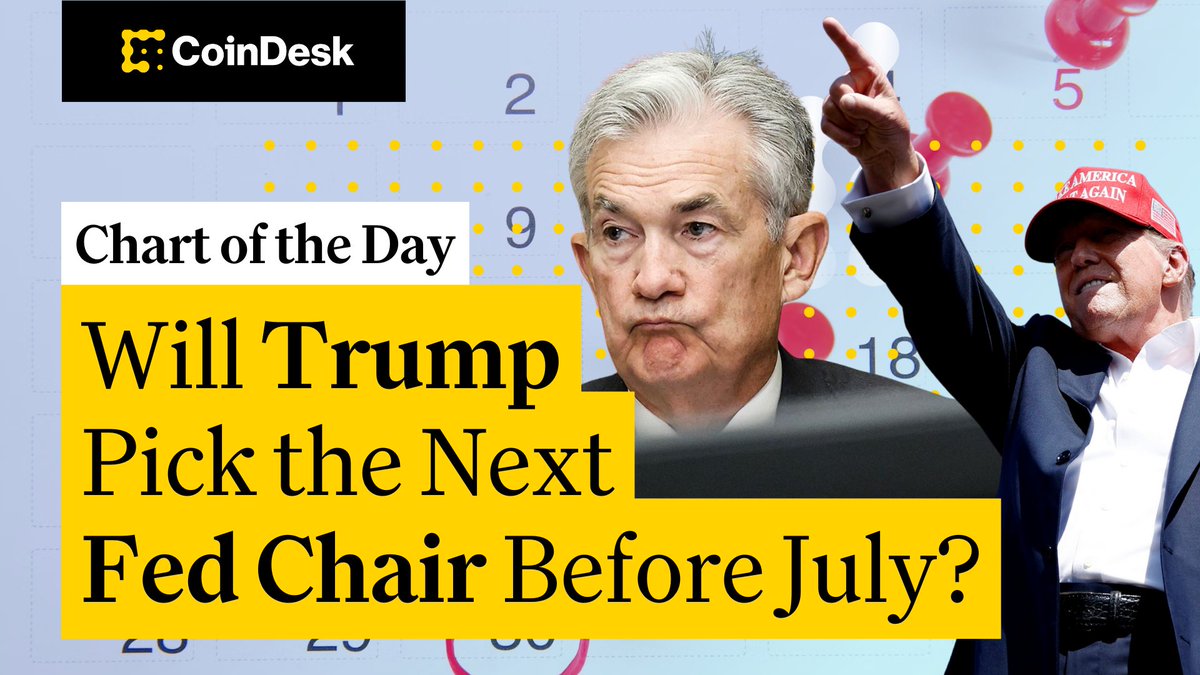 📊 USD hits a 3-year low as Trump considers naming the next Fed chair early. Will Trump remove Powell before July? Who will be the next successor? Let us know in the comments 👇 @jennsanasie brings you 'Chart of the Day,' presented by Crypto.com. 🔗👇