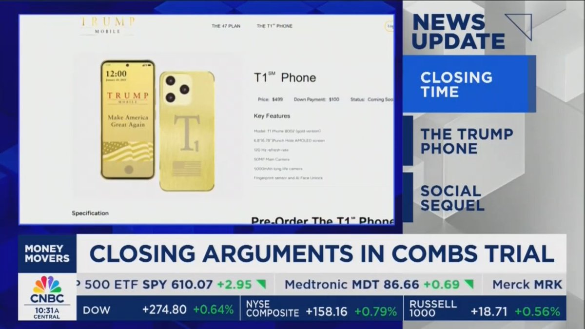 Reporter: The Trump Mobile website has scrubbed language indicating that the Trump phone is to be made in the USA