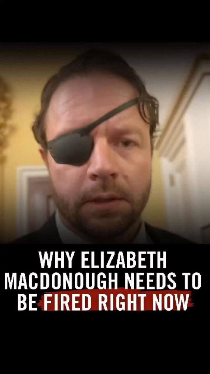I don’t think it’s good strategy to die on every hill, but THIS is a hill we should fight for. FIRE ELIZABETH MACDONOUGH.