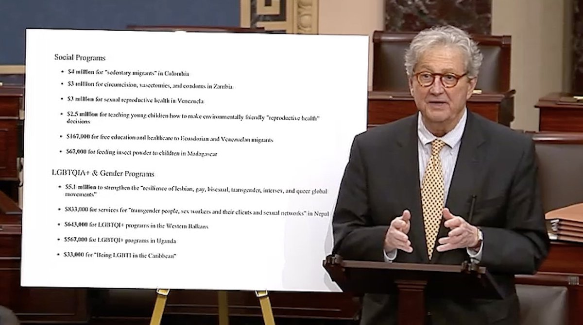 President Trump wants to stop taxpayer dollars from funding “LGBTQI+ programs” in the Western Balkans and “Net Zero Cities” in Mexico. Americans know how to spend that money better than bureaucrats. That’s why Congress should pass the president's rescissions package.