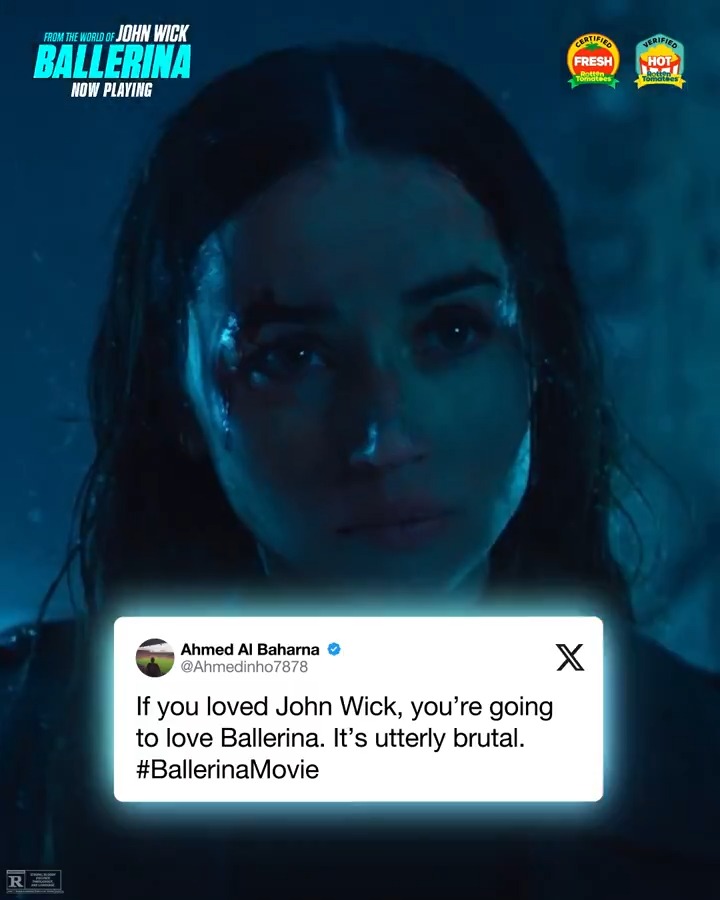 Love can be brutal. From the World of John Wick: #BallerinaMovie is now playing, only in theaters. Get tickets now.