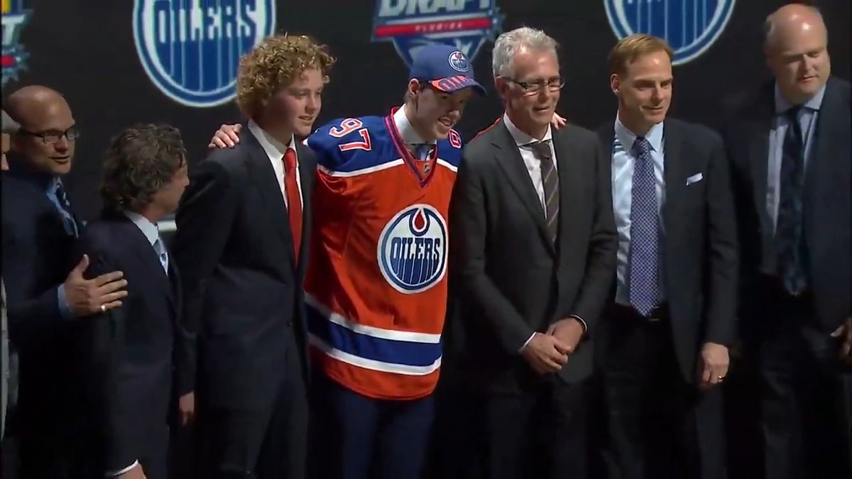 On this day 10 years ago we drafted a kid from Newmarket ☝️ #LetsGoOilers