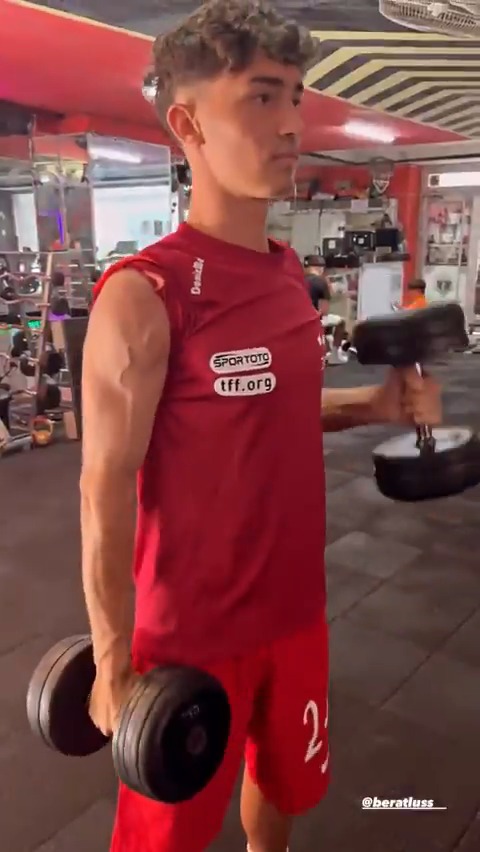 Berat Luş, yeni sezona hazırlanıyor.
