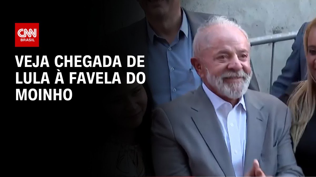 Lula chega à favela do Moinho em SP; assista #BastidoresCNN