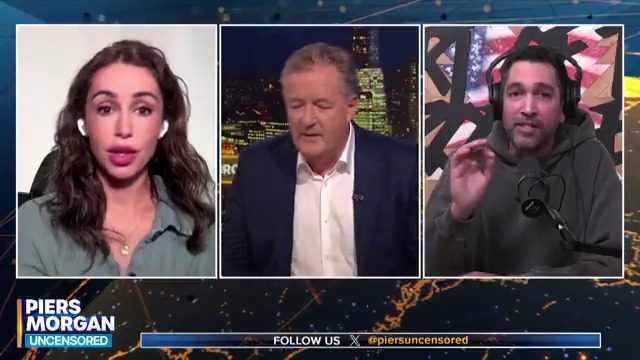 "Grading on the Obama curve, everybody deserves a Nobel Peace Prize. "Literally the three of us are much better candidates!" But does President Trump deserve to get one? Watch 👇 📺 Piers Morgan | Dave Smith | Elica Le Bon الیکا ل بن