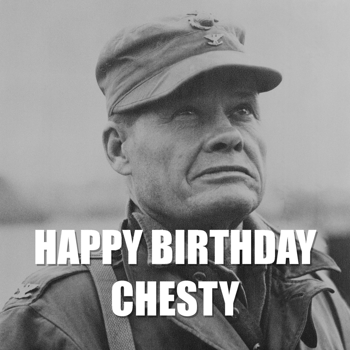 Because thereโs no such thing as too much Chesty on his 127th birthday. So raise a glass, drop and give 20, or just yell, โHappy Birthday, Chesty!โ ๐ฅ Semper Fi! ๐ซก