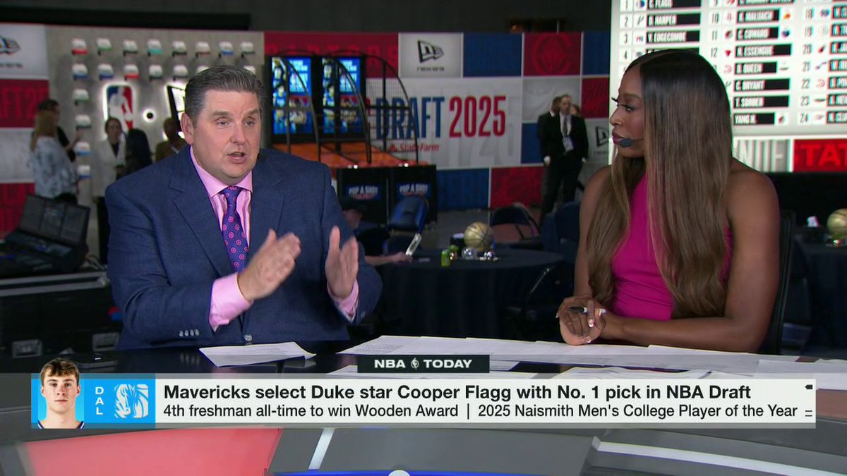 "He could have as big of an impact on the actual standings as we've seen from a rookie in the modern era." Brian Windhorst shares the impact he expects Cooper Flagg to have in the NBA 👀
