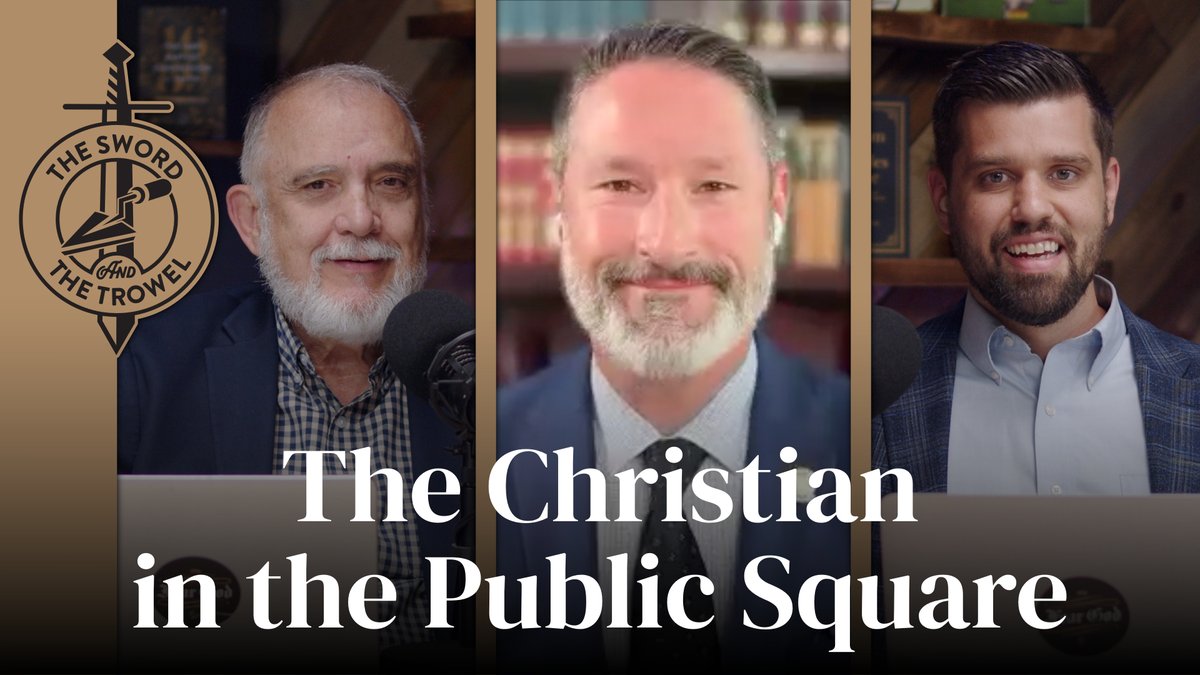 🎙️ FULL EPISODE: Today on The Sword &amp; The Trowel podcast, Tom Ascol @tomascol and @gundengraham welcome Pastor and Senator Dusty Deevers from Oklahoma. Available now wherever you get your podcasts!