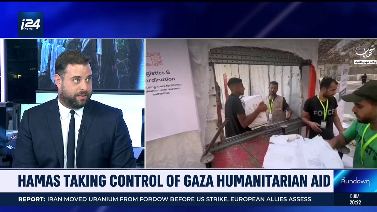 Hamas steals humanitarian aid 'and isn't even trying to hide it,' Ariel Oseran أريئل أوسيران tells @nicole_zedeck – 'The problem is that the current UN mechanism of distributing aid is designed in a way that Hamas takes full advantage of'